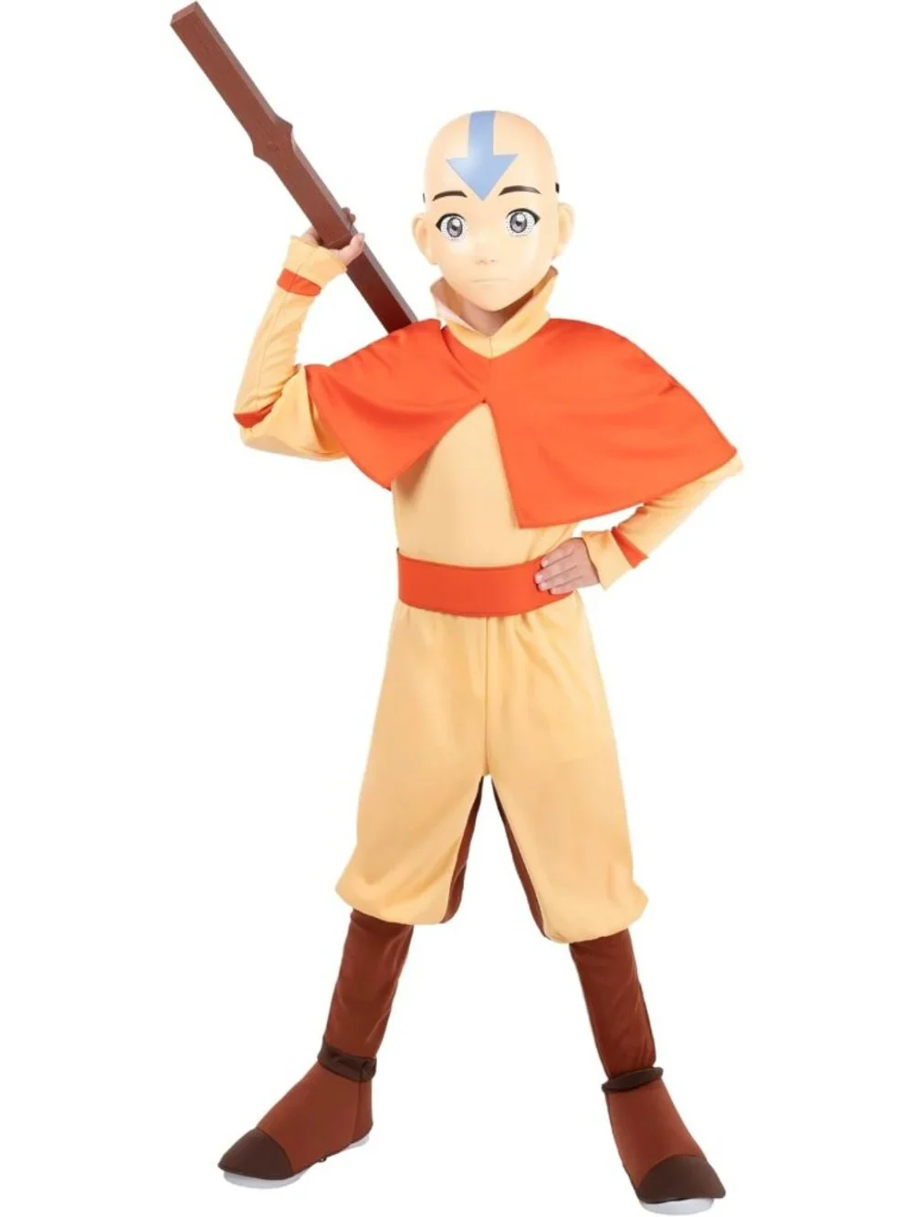 Deluxe Youth Avatar Aang Halloween Costume - Fun, Colorful, Cosplay Outfit